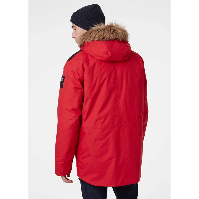 Helly Hansen Svalbard Parka Jakker Herre Rød | HXLBTP-783