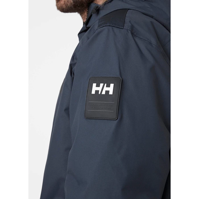 Helly Hansen Svalbard Parka Jakker Herre Mørkeblå | WISJQH-729