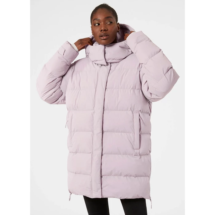 Helly Hansen W Aspire Puffy Parka Jakker Dame Hvide Lilla | GDEXYI-136