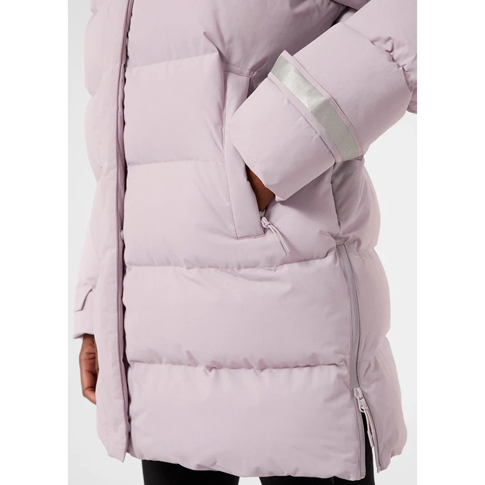 Helly Hansen W Aspire Puffy Parka Jakker Dame Hvide Lilla | GDEXYI-136