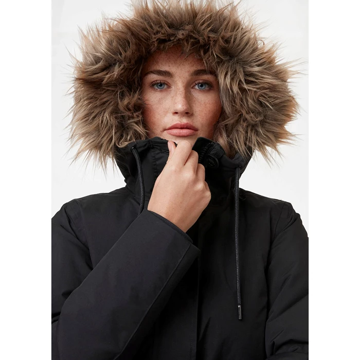 Helly Hansen W Classic Parka Jakker Dame Sort | NTASPR-049