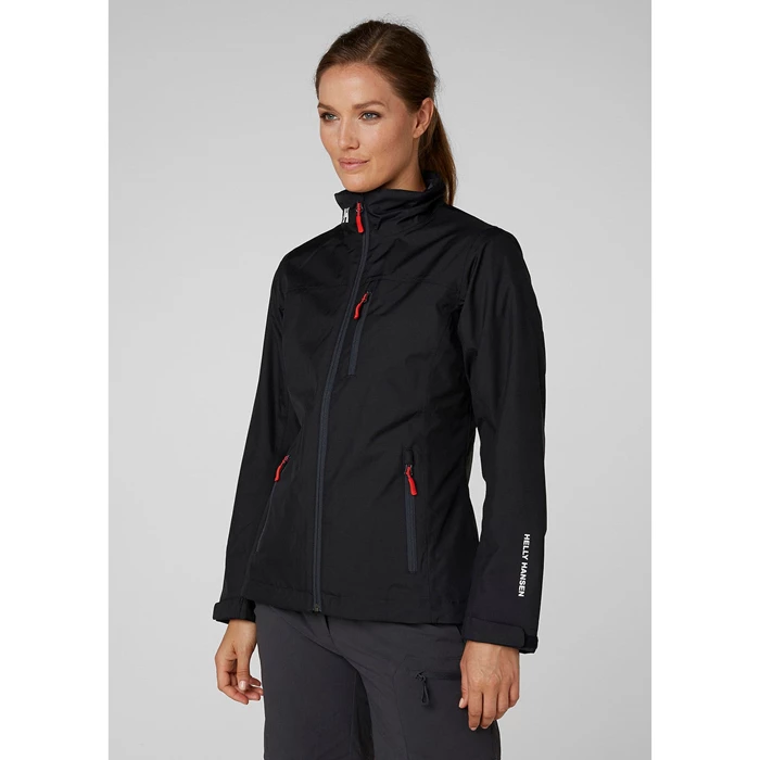 Helly Hansen W Crew Mellemlag Sejlerjakker Dame Sort | MYAJCU-186