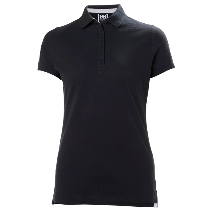 Helly Hansen W Crew Pique 2 Polo Shirt Dame Mørkeblå | SKDWRG-635