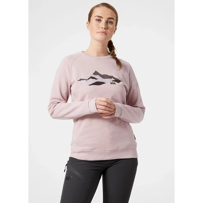 Helly Hansen W F2f Organic Bomulds Sweatshirts Dame Hvide | WCJLMX-421