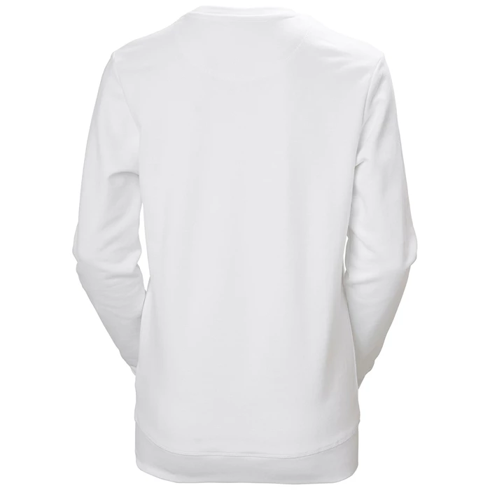 Helly Hansen W Hh Logo Crew Sweat Skjorte Dame Hvide | TVHAKM-258