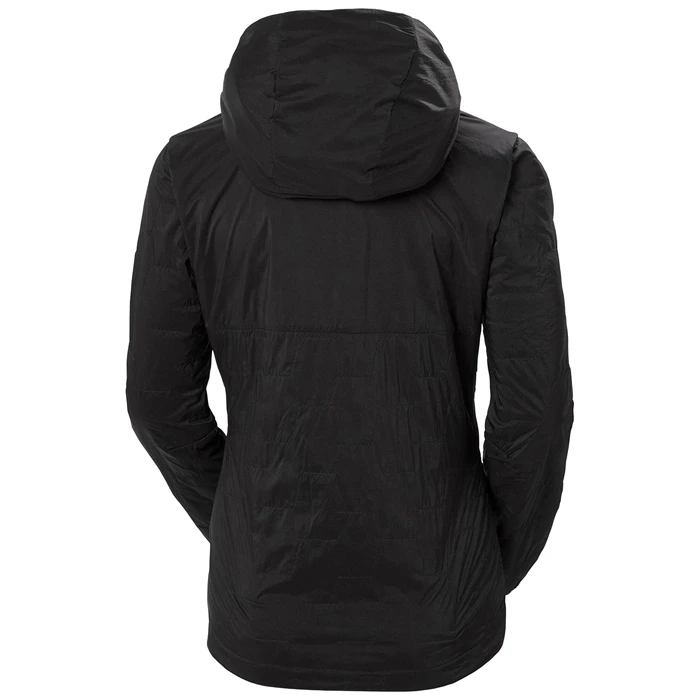 Helly Hansen W Lifaloft Air Hætte Isolerede Jakker Dame Sort | YODQWF-510