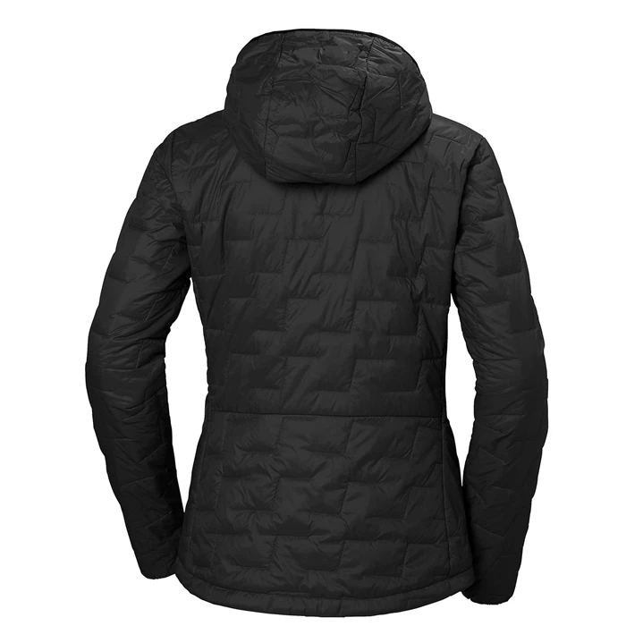 Helly Hansen W Lifaloft Hætte Isolerede Jakker Dame Sort | FKPSCD-416