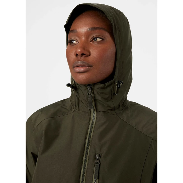 Helly Hansen W Long Belfast Vinter Parka Jakker Dame Grå | IEUYBA-618