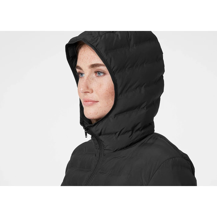 Helly Hansen W Mono Materialer Mellemlag Dame Sort | KZFACN-719