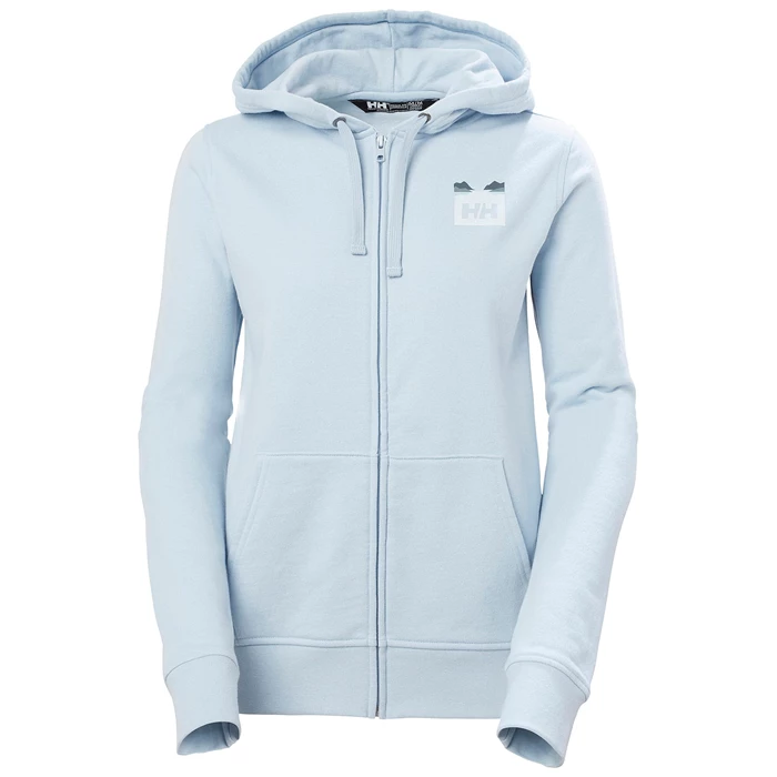 Helly Hansen W Nord Graphic Fzhooded Skjorte Dame Grå | SUOLGT-871