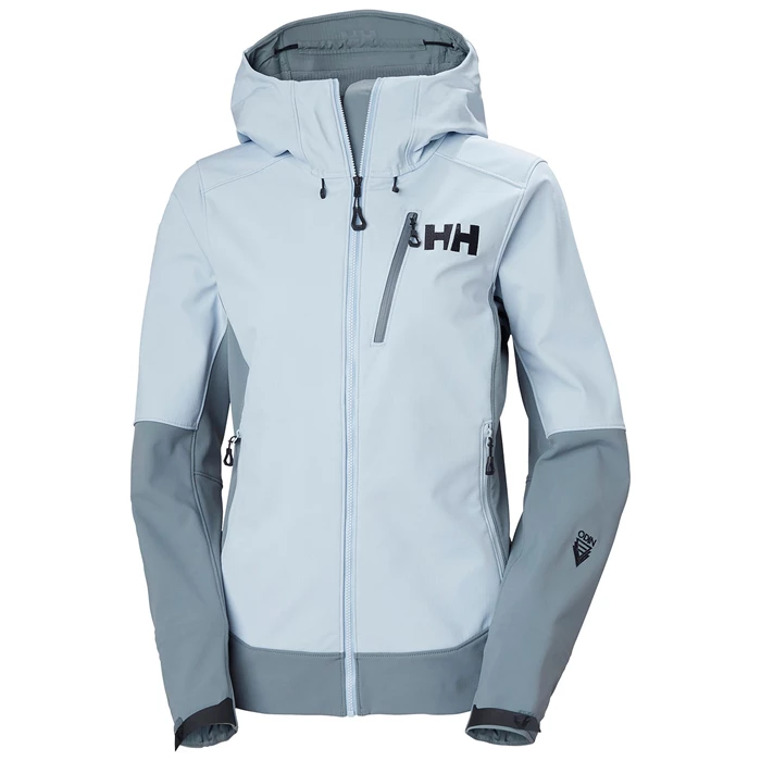 Helly Hansen W Odin Mountain Soft Skijakker Dame Grå Blå | DEMXYU-732