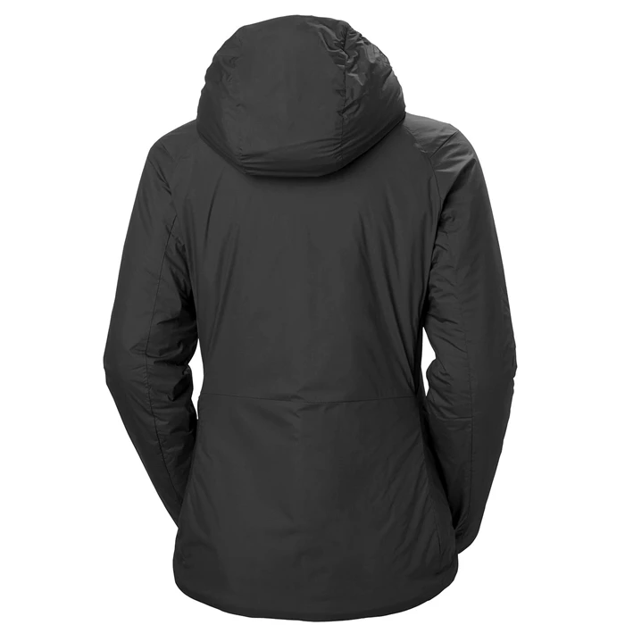 Helly Hansen W Odin Stretch Hætte Isolerede Jakker Dame Sort | JUHQIZ-743