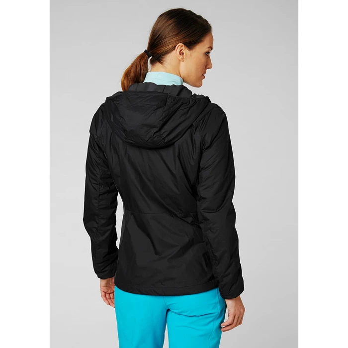 Helly Hansen W Odin Stretch Hætte Light In Isolerede Jakker Dame Sort | ZIKLFM-143