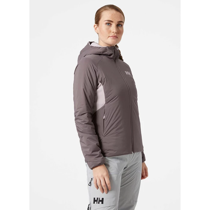 Helly Hansen W Odin Stretch Hætte Mellemlag Dame Grå | ZPLKTU-309