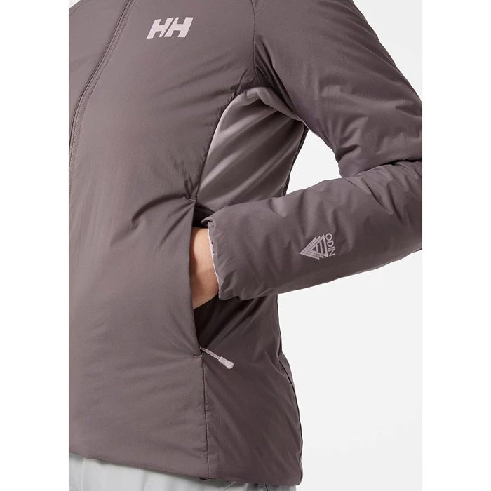 Helly Hansen W Odin Stretch Hætte Mellemlag Dame Grå | ZPLKTU-309