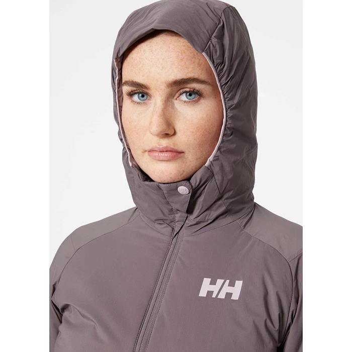 Helly Hansen W Odin Stretch Hætte Mellemlag Dame Grå | ZPLKTU-309