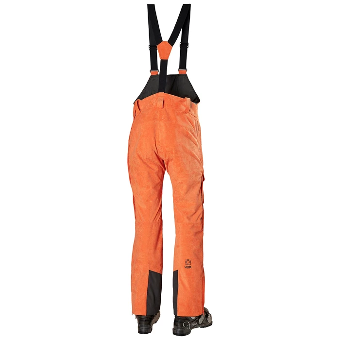 Helly Hansen W Powderqueen Bib Skibukser Dame Orange Rød | KWGJUT-031