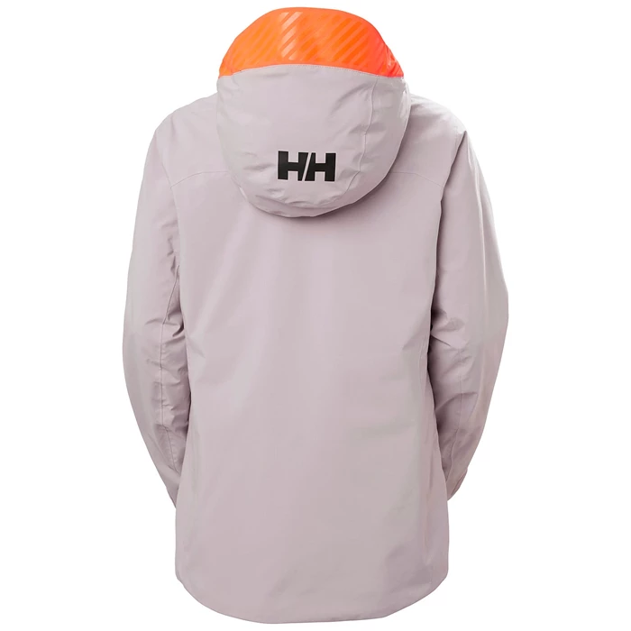 Helly Hansen W Powderqueen Infinity Skijakker Dame Grå Lilla | DOUEGB-264