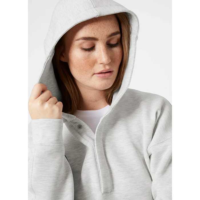 Helly Hansen W Rwbhooded Sweatshirts Dame Grå | EWZSJG-623