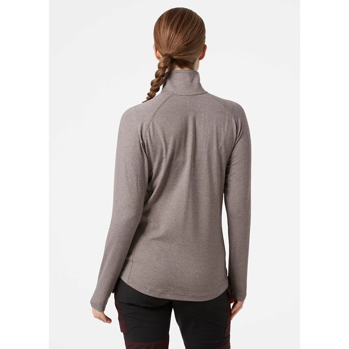 Helly Hansen W Verglas 1/2 Zip Up Skjorte Dame Grå Brune | ILPBTE-891