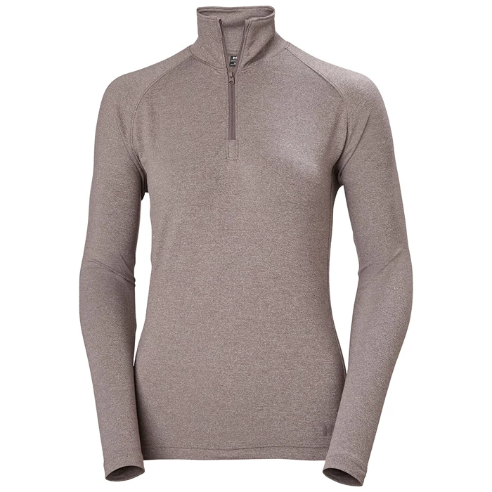 Helly Hansen W Verglas 1/2 Zip Up Skjorte Dame Grå Brune | ILPBTE-891