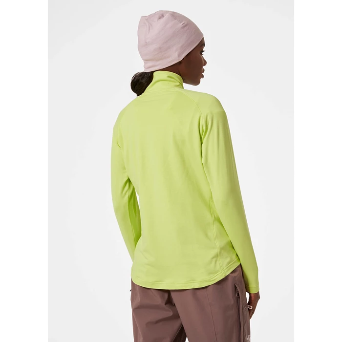 Helly Hansen W Verglas 1/2 Zip Up Skjorte Dame Gul | OZNEFY-524