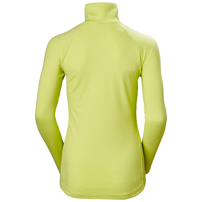 Helly Hansen W Verglas 1/2 Zip Up Skjorte Dame Gul | OZNEFY-524