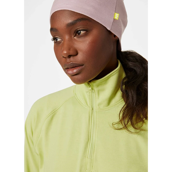 Helly Hansen W Verglas 1/2 Zip Up Skjorte Dame Gul | OZNEFY-524