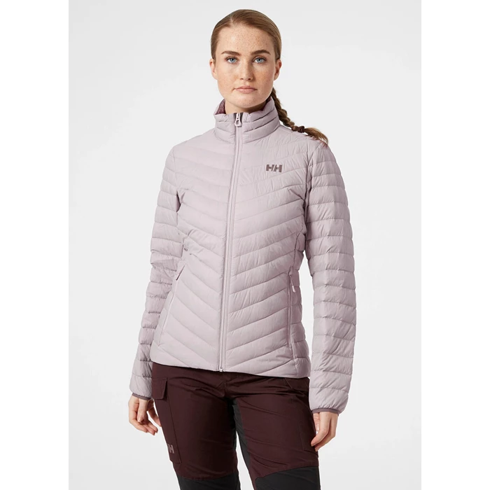 Helly Hansen W Verglas Dunjakker Dame Grå Lilla | THBMGQ-074