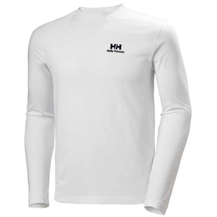 Helly Hansen Yu20 Ls T Skjorte Herre Hvide | BGSHQT-530