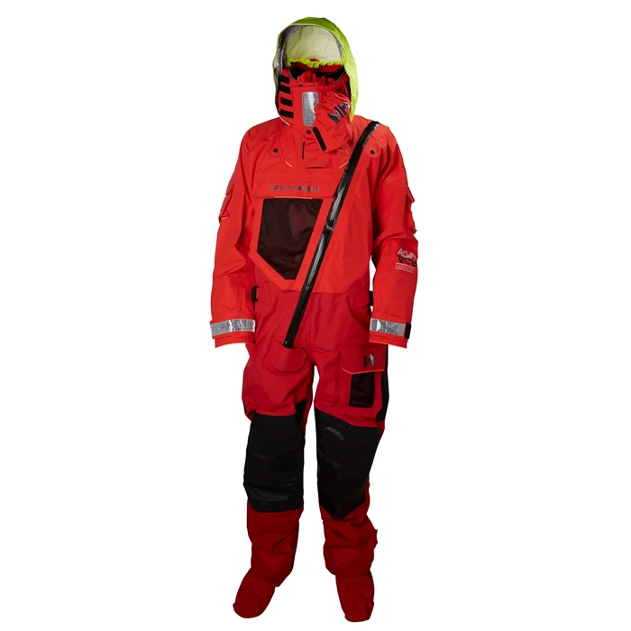 Helly Hansen Ægir Ocean Dry Suit Sejlerbukser Herre Rød | OFXUGI-518